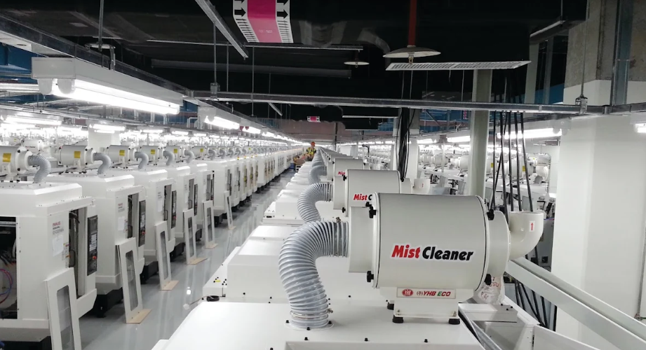 YMC TYPE MIST CLEANER – GIẢI PHÁP LỌC SƯƠNG DẦU PHA NƯỚC CHO MÁY CNC YHB ECO VINA THIẾT BỊ LỌC SƯƠNG DẦU YMC TYPE CHO NGÀNH GIA CÔNG CƠ KHÍ