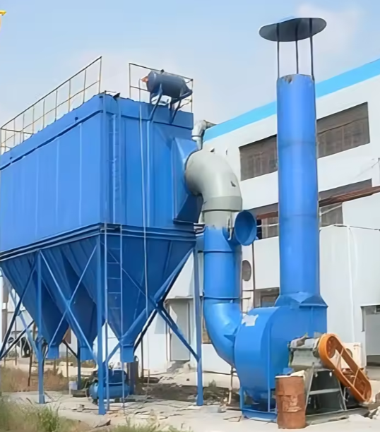 Hệ thống xử lý bụi trung tâm công nghiệp túi lọc Pulse Bag Dust Collector hiệu suất cao Customizable Pulse Bag Dust Collector with Central Dust Removal – Máy lọc bụi túi công nghiệp cho nhà máy gỗ